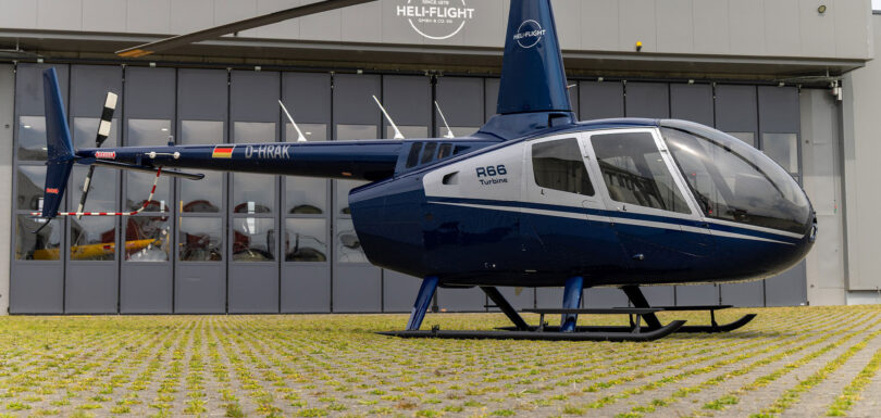 Helikopter R66 mit Horizontal Stabilizer