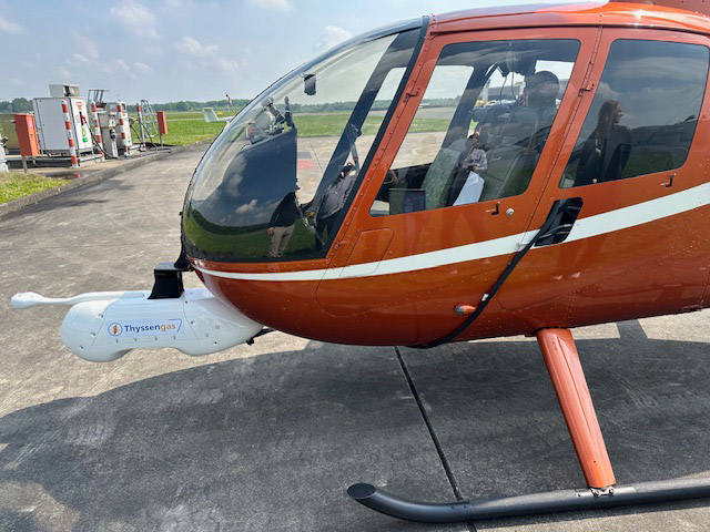 Thyssengas-Kamera an der R44 Thyssengas-Kamera an der R44